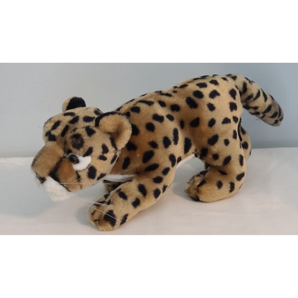 Jungle Joe Safari Friends Charo The Cheetah With Sound Stuffed Animal Plush 14" - Picture 6 of 11